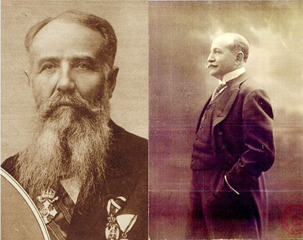 Premierul iugoslav Nikola Pašić şi Tache Ionescu, ministrul de externe al României 
